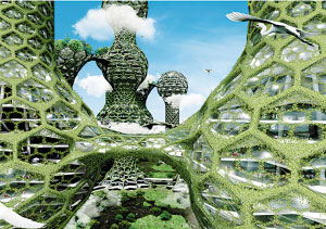 摩天蜂巢未来人类居住地的畅想-家居艺术_居